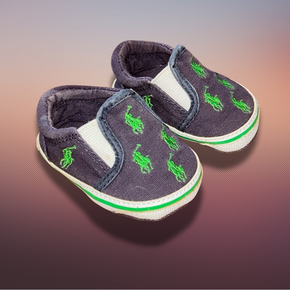 Polo Ralph Lauren Bal Harbour Infant Crib Shoes Size 1